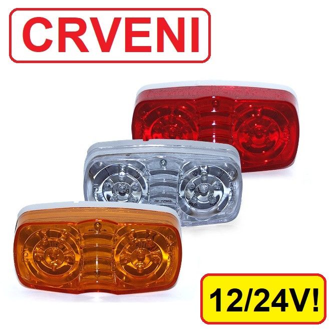 LED BOCNI MARKER- GABARIT - UNIVERZALNI - CRVENI A05 Beograd Zemun